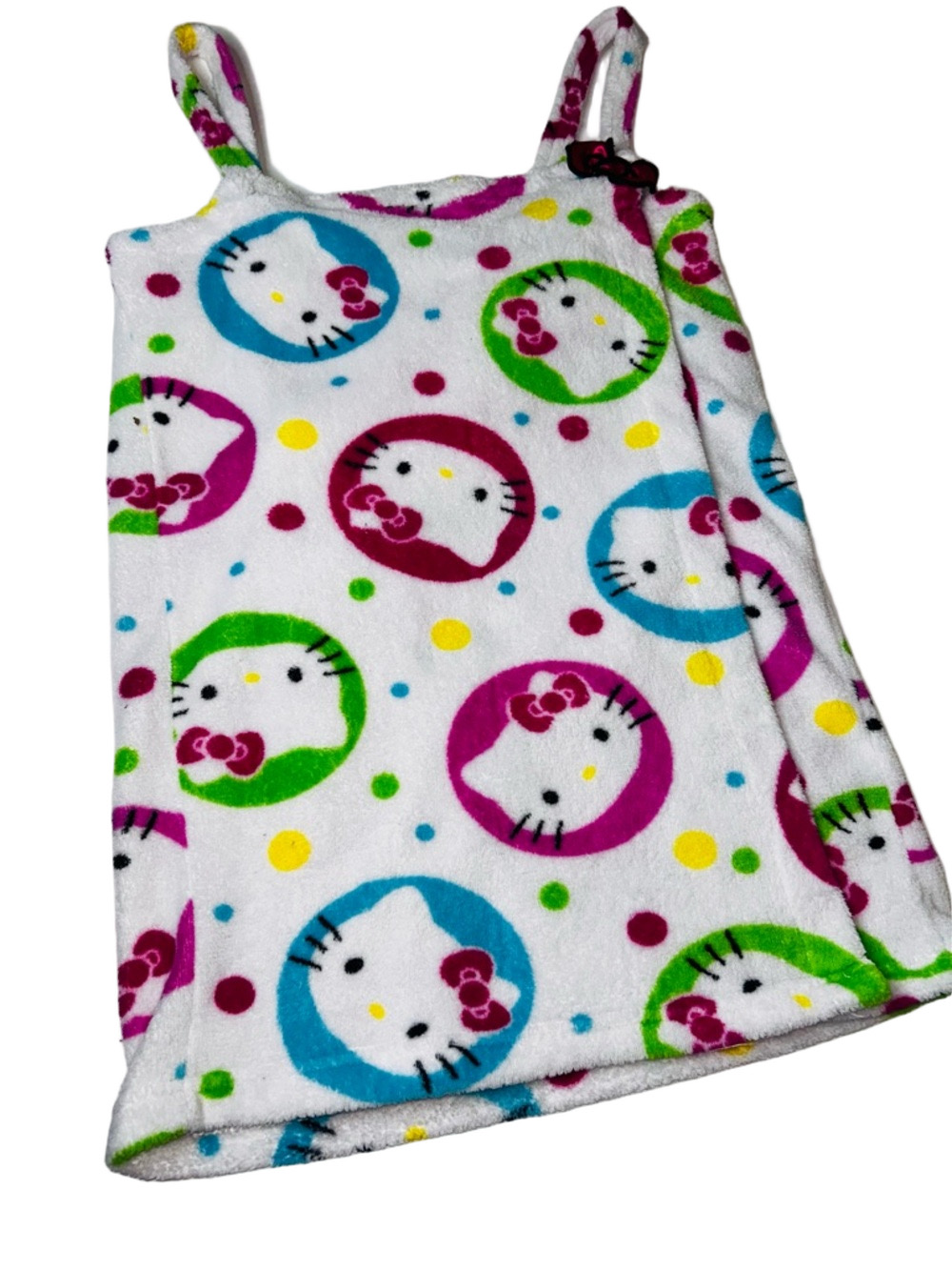 Hello Kitty Sanrio Pink Wrap Robe Towel Size Small Medium 2008 Rare